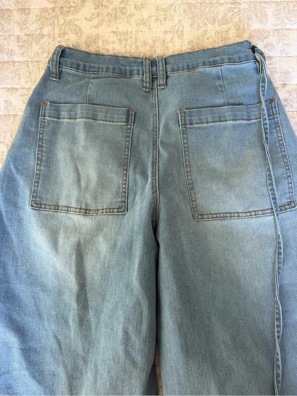 Barrel Pants !! Relaxed Fit Blue women’s Jeans